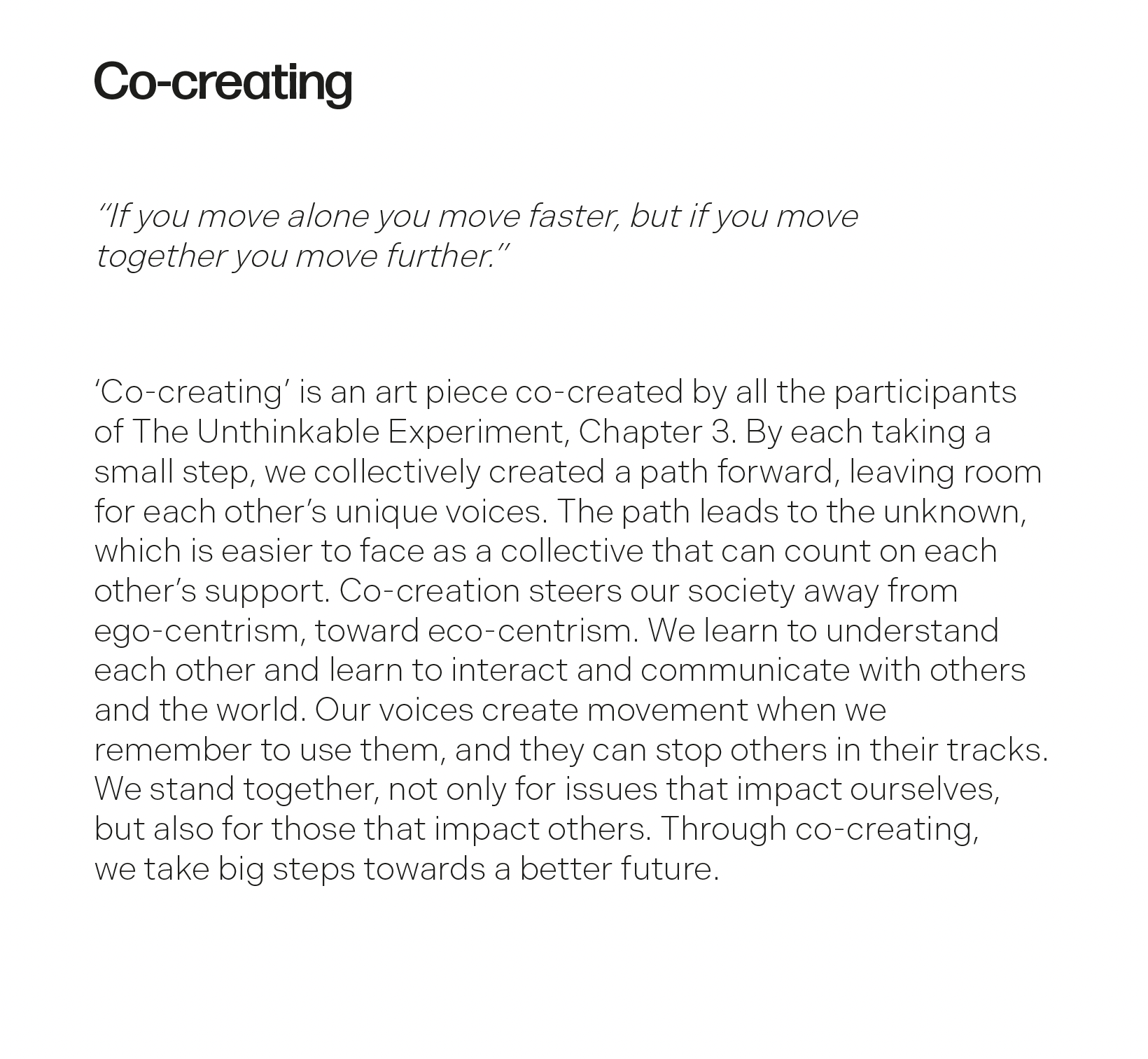 C0-Creating