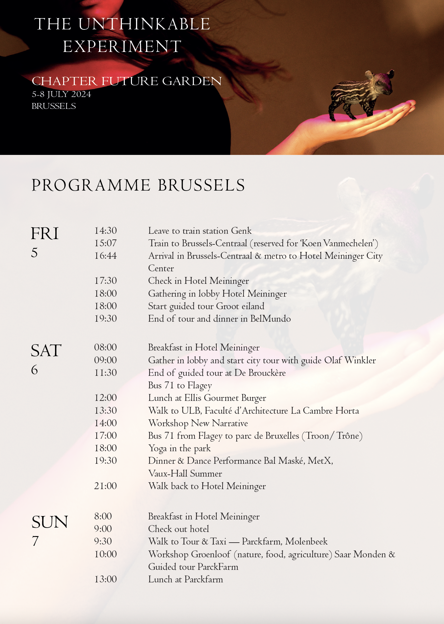 Programma Brussel