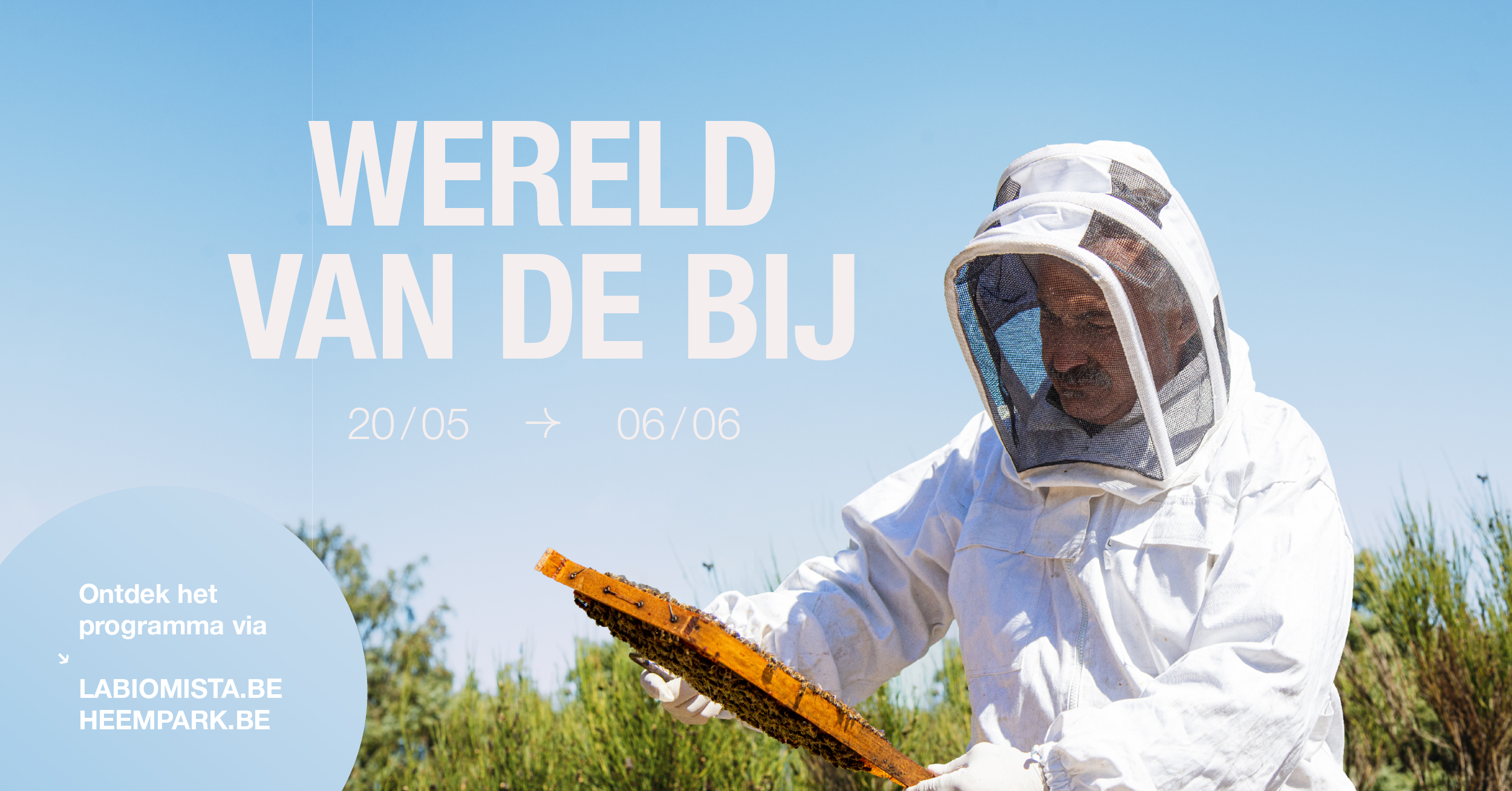 Wereld van de Bij banner