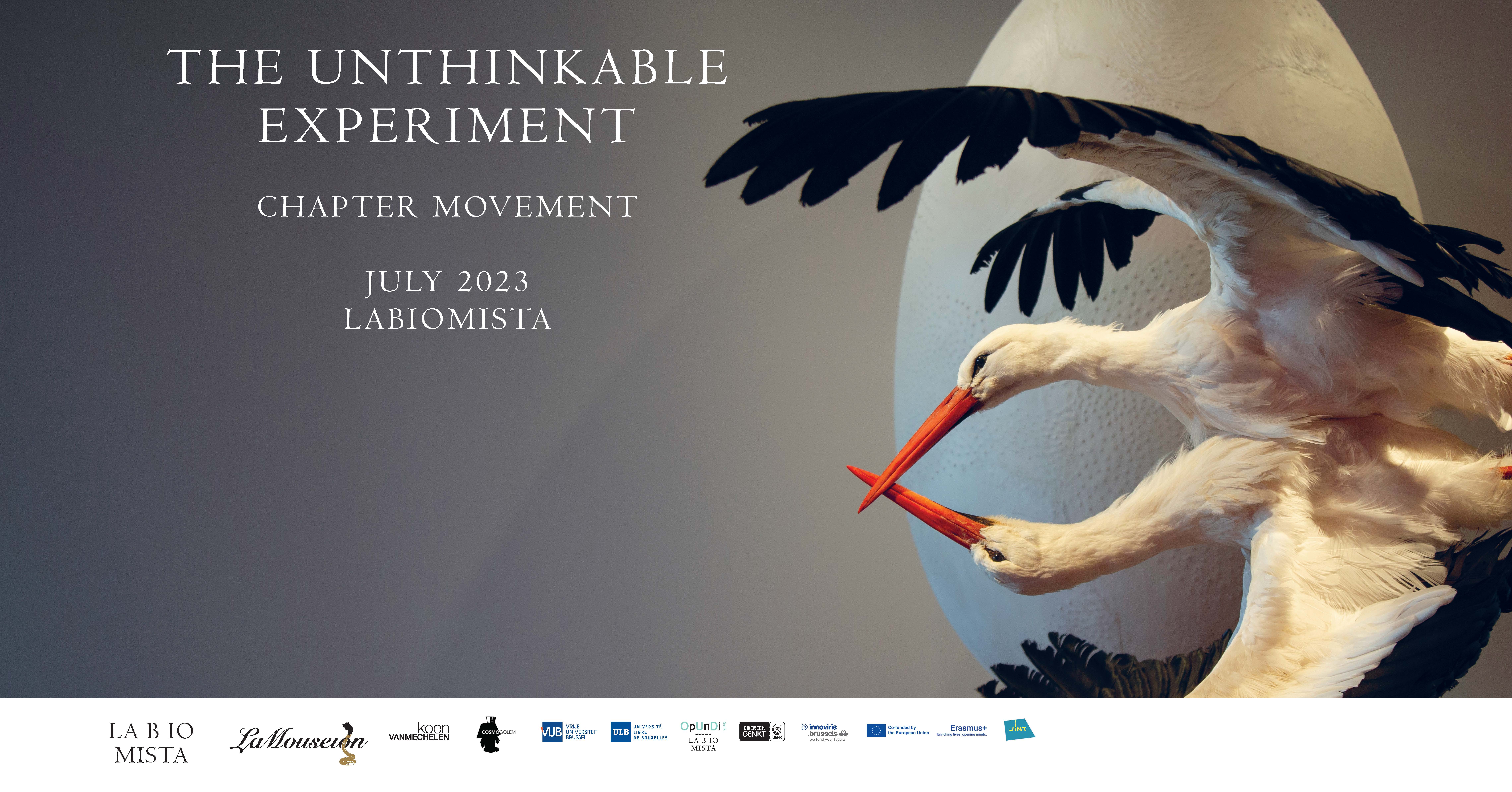 The Unthinkable Experiment (artwork: Fertility comes from outside) © Koen Vanmechelen