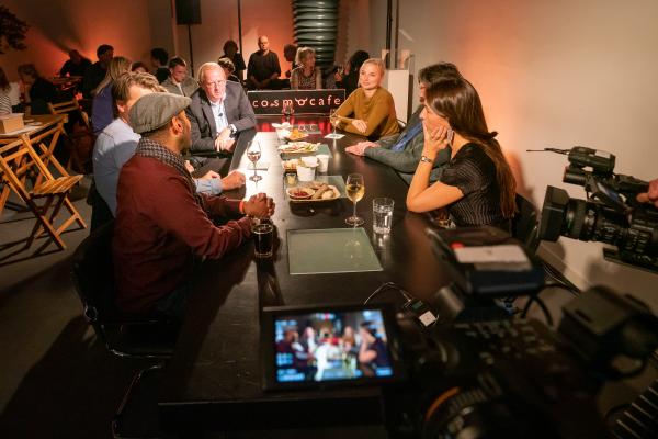 Cosmocafe, Human Rights Pavilion, Art The Hague, 2019 © Koen Vanmechelen photo Kris Vervaeke