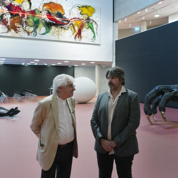 Mario Botta and Koen Vanmechelen ©PhotoEnricoCano Mario Botta and Koen Vanmechelen ©PhotoEnricoCano