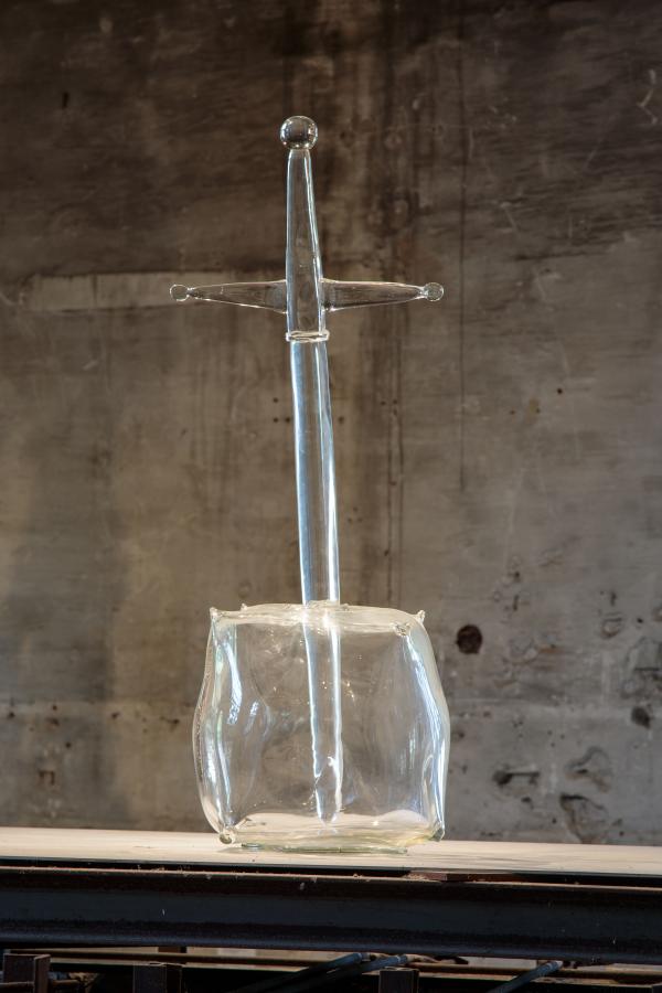 Liliana Moro, La Spada nella Roccia, 2019 - photo credit Francesco Allegretto; courtesy the artist and Berengo Studio.jpg Liliana Moro, La Spada nella Roccia, 2019 - photo credit Francesco Allegretto; courtesy the artist and Berengo Studio.jpg
