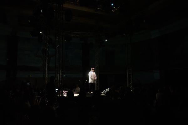 Riders on the Storm, performance, Magritte room © Koen Vanmechelen, 2022, photo by Kris Vervaeke