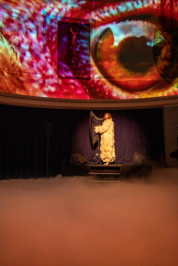 Riders on the Storm, performance, Magritte room © Koen Vanmechelen, 2022, photo by Kris Vervaeke