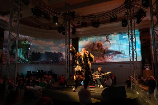 Riders on the Storm, performance, Magritte room © Koen Vanmechelen, 2022, photo by Kris Vervaeke