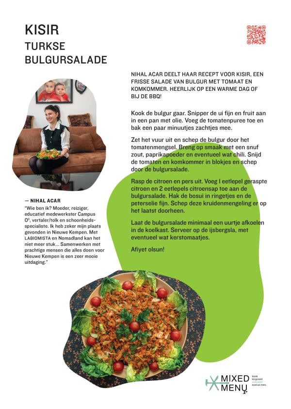 Turkse Bulgursalade van Nihal