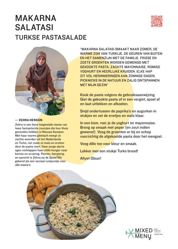 Turkse Pastasalade van Zehra