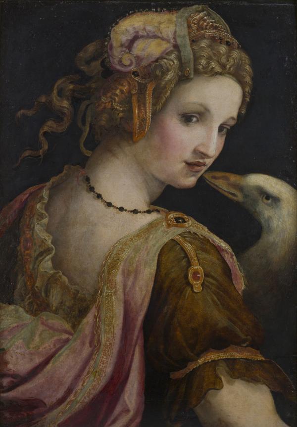 Michele Tosini, Leda, ca. 1560–70. Galleria Borghese, Rome Michele Tosini, Leda, ca. 1560–70. Galleria Borghese, Rome