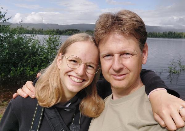 Bert Geysels en dochter