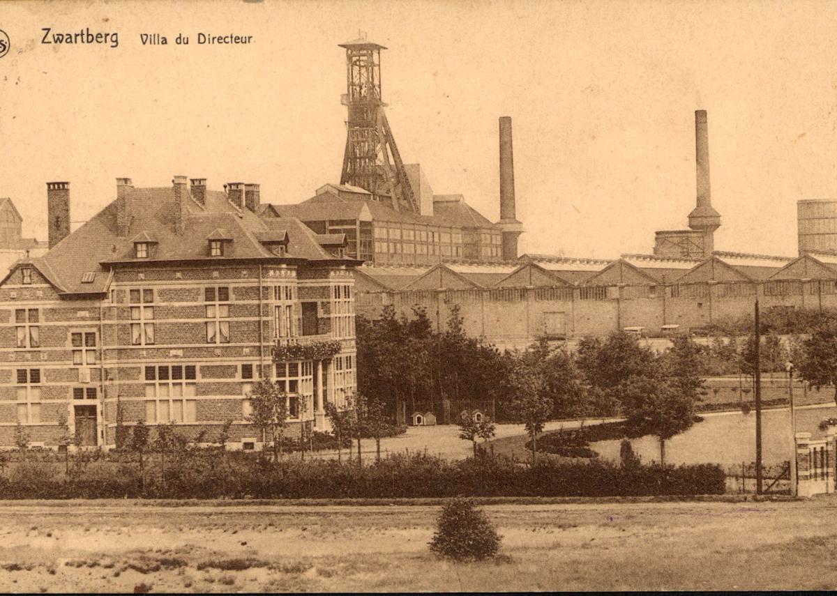 Postkaart Steenkoolmijn van Zwartberg