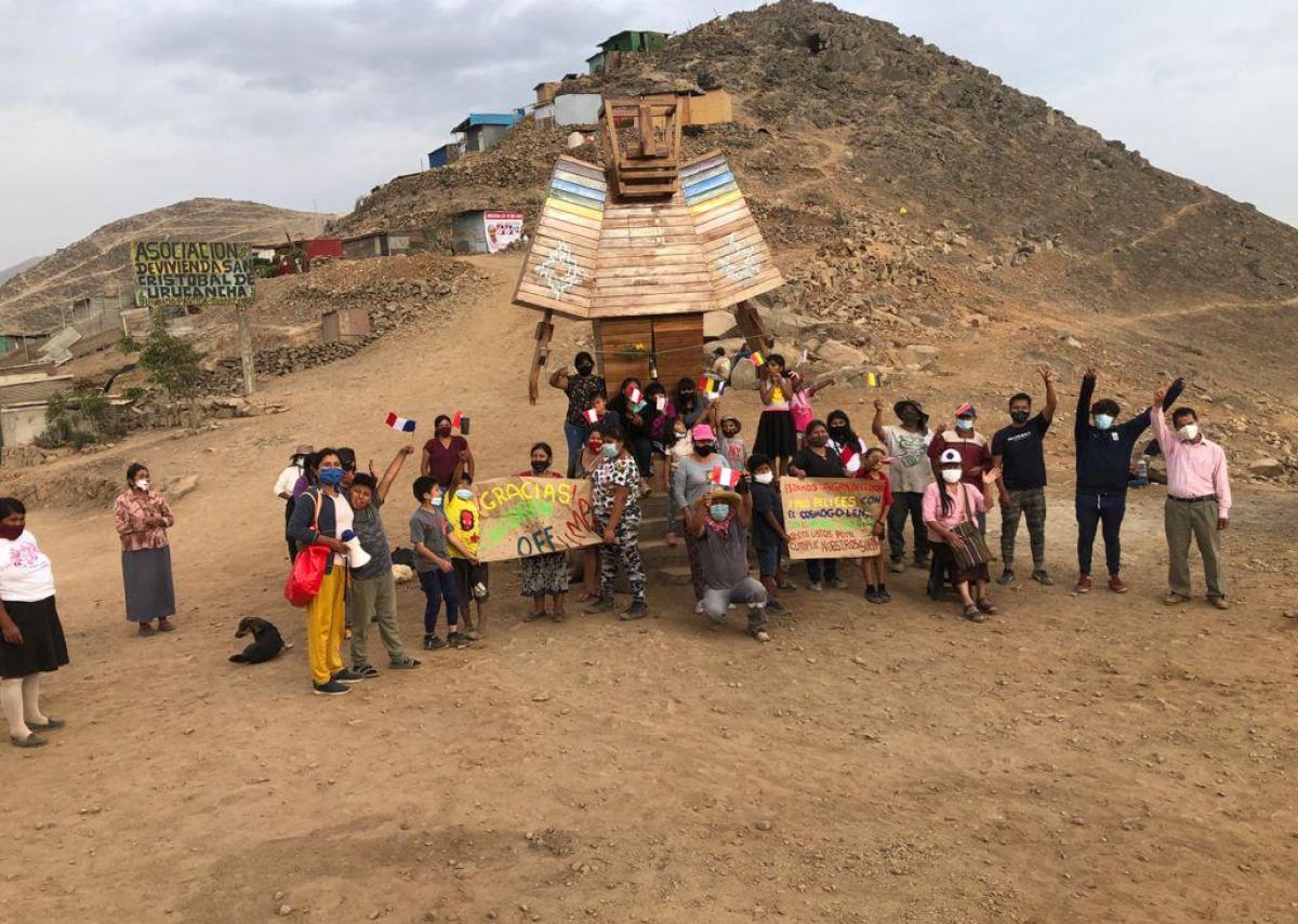 Cosmogolem Lima, Peru ©Koen Vanmechelen, video by Lisa Eriksen, co-founder NGO LaEscualita